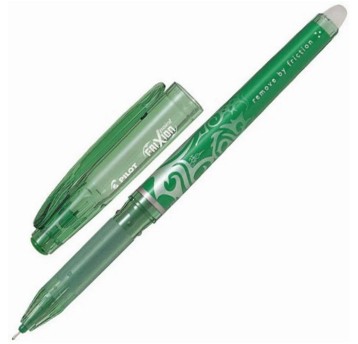 Cienkopis kulkowy wymazywalny PILOT FRIXION POINT kol. zielony 0,5mm [BL-FRP5-G]
