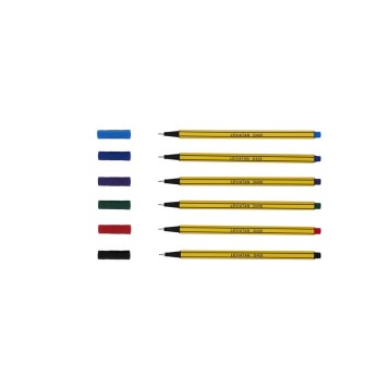 Cienkopis LEVIATAN D400 wielokolorowy 0,4mm 6 szt. w etui [105228]