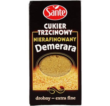 Cukier trzcinowy SANTE 500g brązowy drobny