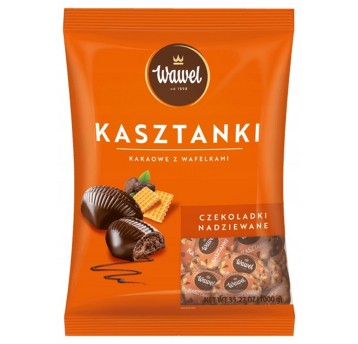 Cukierki czekoladowe WAWEL KASZTANKI torebka 1kg