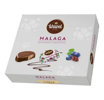Cukierki czekoladowe WAWEL MALAGA kartonik 330g