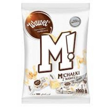 Cukierki czekoladowe WAWEL MICHAŁKI białe torebka 1kg
