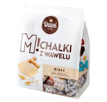 Cukierki czekoladowe WAWEL MICHAŁKI białe torebka 245g