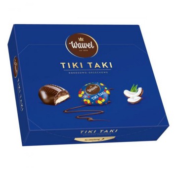 Cukierki czekoladowe WAWEL TIKI TAKI kartonik 330g