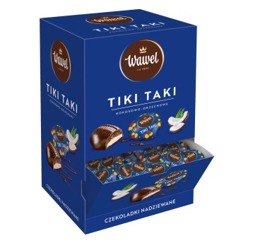 Cukierki czekoladowe WAWEL TIKI TAKI kartonik z kieszonką 2,2kg