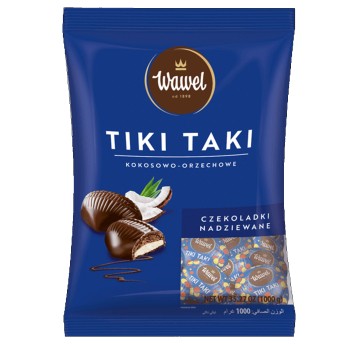 Cukierki czekoladowe WAWEL TIKI TAKI torebka 1kg