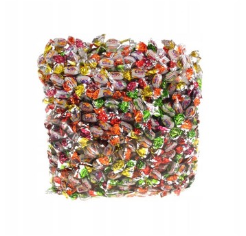 Cukierki owocowe JEDNOŚĆ PASTYLKI CIUT pudrowe torebka 1kg