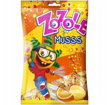 Cukierki owocowe ZOZOLE MUSSS pomarańcza, cytryna torebka 1kg