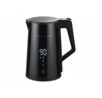 Czajnik elektryczny GÖTZE & JENSEN 3000W kol. czarny 1,5L regulacja temperatury wody [KT975K]