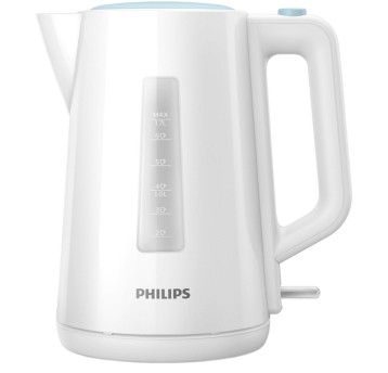 Czajnik elektryczny PHILIPS Series-3000 2200W kol. biało-niebieski 1,7L [HD9318/70]