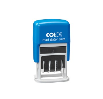 Datownik automatyczny samotuszujący 4mm COLOP MINI S120 tworzywo