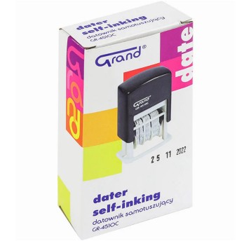 Datownik automatyczny samotuszujący 4mm GRAND GR-4510C tworzywo [140-1064]