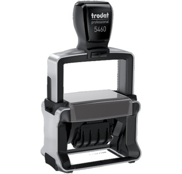 Datownik automatyczny samotuszujący 8 cyfrowy ISO 4mm TRODAT PROFESSIONAL LINE 5460 metal + tworzywo