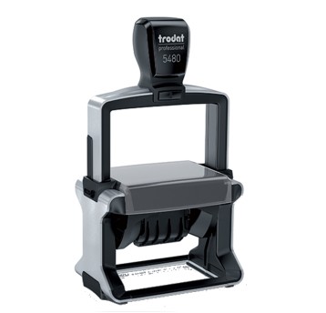 Datownik automatyczny samotuszujący 8 cyfrowy ISO 4mm TRODAT PROFESSIONAL LINE 5480 metal + tworzywo