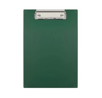 Deska A4 niezamykana z klipsem na krótkim boku BIURFOL PVC kol. ciemnozielony [KH-01-07]