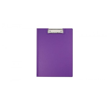 Deska A4 zamykana z klipsem na krótkim boku BIURFOL NEW COLOURS PVC kol. fioletowy [KKL-04-05]