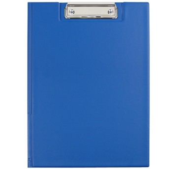 Deska A4 zamykana z klipsem na krótkim boku BIURFOL PVC kol. niebieski [KH-04-01]