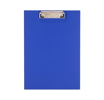 Deska A4 zamykana z klipsem na krótkim boku D.RECT PVC kol. niebieski [9088]