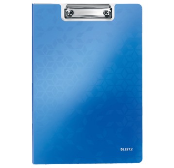 Deska A4 zamykana z klipsem na krótkim boku LEITZ WOW PP kol. niebieski [41990036]
