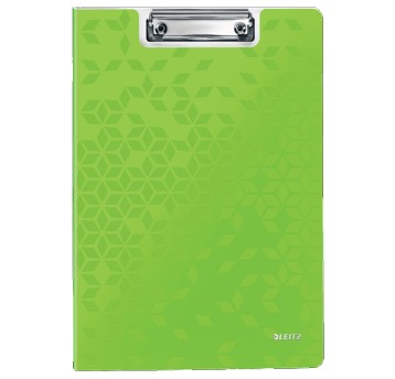 Deska A4 zamykana z klipsem na krótkim boku LEITZ WOW PP kol. zielony [41990054]