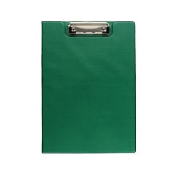 Deska A4 zamykana z klipsem na krótkim boku TAURUS PVC kol. zielony [32002]