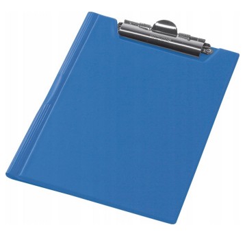 Deska A5 zamykana z klipsem na krótkim boku PANTA PLAST FOKUS PVC kol. niebieski [0314-0005-03]