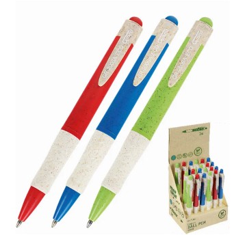 Długopis olejowy automatyczny GRAND GR-2006A Eco kol. niebieski kol. obudowy mix kolorów [160-2230]