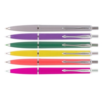 Długopis olejowy automatyczny LEVIATAN Record kol. niebieski kol. obudowy mix kolorów 0,8mm [110071]