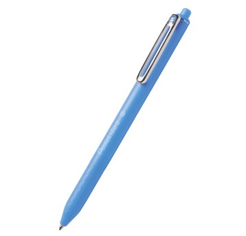 Długopis olejowy automatyczny PENTEL IZEE BX467 kol. błękitny kol. obudowy błękitny 0,7mm