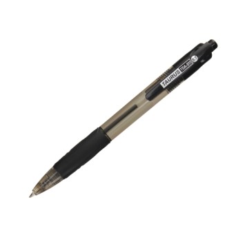 Długopis olejowy automatyczny TAURUS TDA-011 kol. czarny kol. obudowy czarny 0,7mm