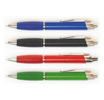 Długopis olejowy automatyczny TAURUS TDA-4000 kol. czarny kol. obudowy mix kolorów 0,8mm