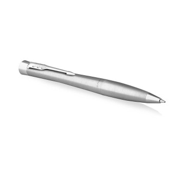 Długopis olejowy obrotowy PARKER URBAN Metro Metallic CT kol. obudowy srebrny wkład czarny lub niebieski pudełko ozdobne [2143641]