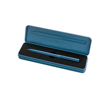 Długopis olejowy obrotowy PELIKAN INEO Ocean Blue kol. niebieski kol. obudowy niebieski ; etui metalowe [400191373]