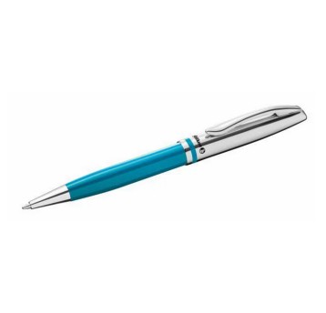 Długopis olejowy obrotowy PELIKAN JAZZ CLASSIC kol. czarny kol. obudowy niebieski petrol ; blister [300013896]