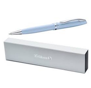 Długopis olejowy obrotowy PELIKAN JAZZ PASTEL kol. niebieski kol. obudowy niebieski ; blister [9572298]