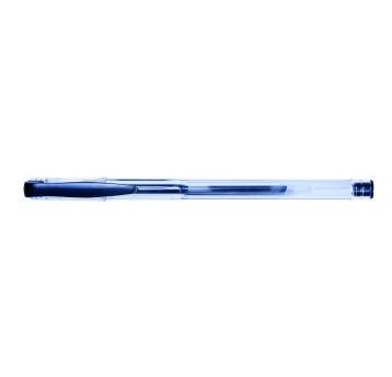 Długopis żelowy zwykły OFFICE PRODUCTS kol. czarny kol. obudowy przezroczysty 0,5mm [17025211-05]