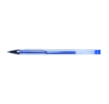 Długopis żelowy zwykły OFFICE PRODUCTS kol. niebieski kol. obudowy przezroczysty 0,5mm [17025211-01]
