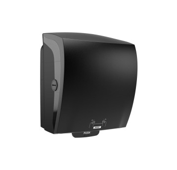 Dozownik na ręczniki w roli naścienny / centralnego dozowania ABS KATRIN na 1 rolkę kol. czarny [82070]