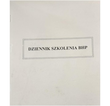 Druk - Dziennik szkolenia BHP offset A4 DRUK KURPANIK dwustronny pionowy