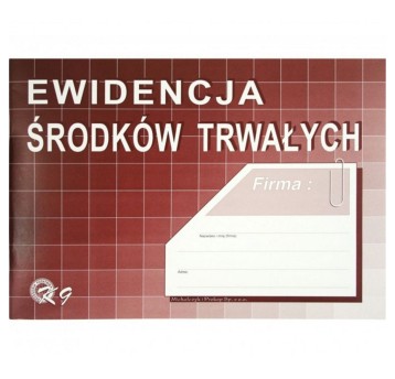 Druk - Ewidencja środków trwałych offset A4 MICHALCZYK I PROKOP poziomy dwustronny [K9]