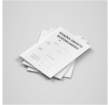 Druk - Książka obiektu budowlanego Pu/Pb-50 offset A4 DRUCZKI.EU pionowy dwustronny otwory do założenia plomby [816]