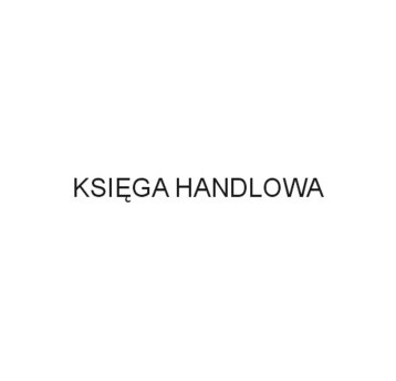 Druk - Księga handlowa jednokolorowa K187 offset A3 TYPOGRAF poziomy dwustronny oprawa miękka [02094]
