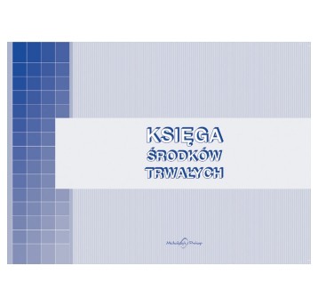 Druk - Księga środków trwałych offset A4 MICHALCZYK I PROKOP poziomy dwustronny [420-1]