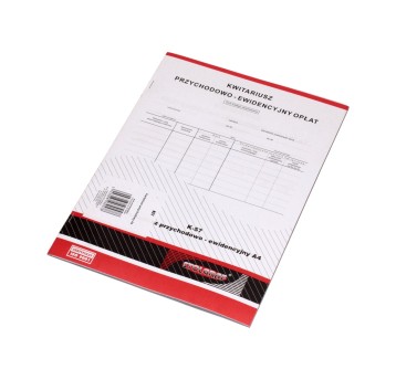 Druk - Kwitariusz przychodowo - ewidencyjny opłat samokopiujący A4 O+2K STOLGRAF pionowy jednostronny [K-57]