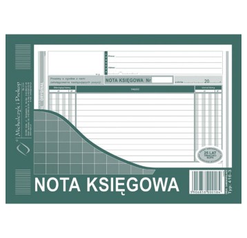 Druk - Nota księgowa samokopiujący A5 O+1K MICHALCZYK I PROKOP poziomy jednostronny [416-3]