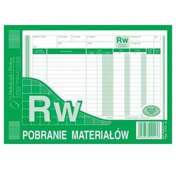 Druk - Pobranie materiałów RW samokopiujący A5 wielokopia MICHALCZYK I PROKOP poziomy jednostronny [373-3]
