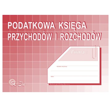 Druk - Podatkowa księga przychodów i rozchodów offset A5 MICHALCZYK I PROKOP poziomy dwustronny [K-3U]