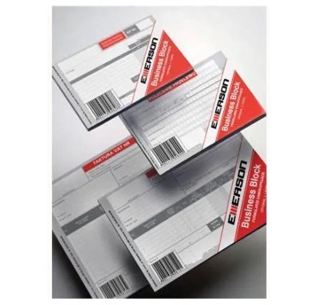 Druk - Rozliczenie zaliczki offset A6 EMERSON pionowy dwustronny [RO-1]