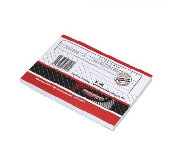 Druk - Zlecenie na pracę w godzinach nadliczbowych offset A6 STOLGRAF poziomy dwustronny [K-58]