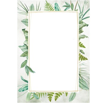 Dyplom ozdobny A4 170g Botanic 25 szt. GALERIA PAPIERU [219617]